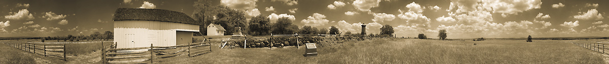 Bryan Farm | Pickett's Charge | Gettysburg | James O. Phelps | 360 Degree Panoramic Photograph
