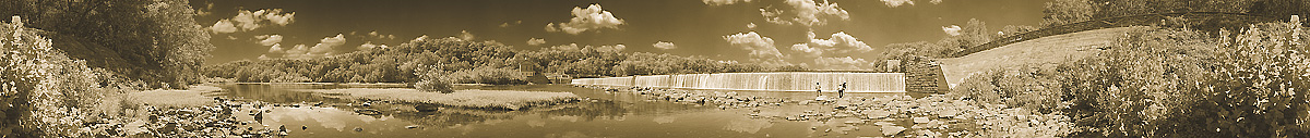 Dam #5 | The C&O Canal | Potomac River | James O. Phelps | 360 Degree Panoramic Photograph