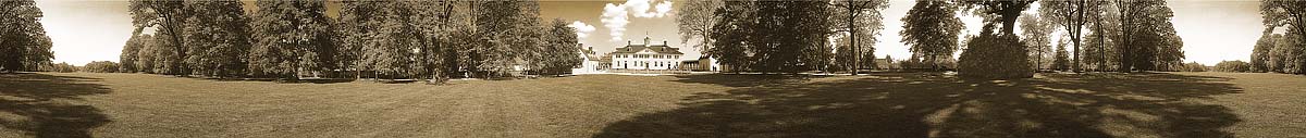 Mount Vernon | West Front | Bowling Green | James O. Phelps | 360 Degree Panoramic Photograph