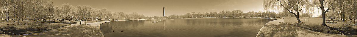 Washington Monument | Constitution Gardens | Washington DC | James O. Phelps | 360 Degree Panoramic Photograph
